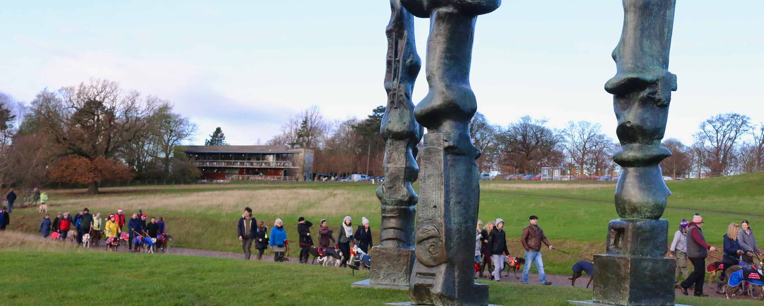Santa Paws 2018 at Yorkshire Sculpture Park